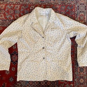 Liz Claiborne floral button jacket / blazer